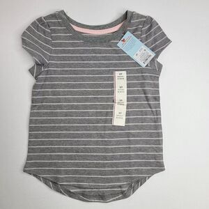 Toddler Girls Striped Short Sleeve T-Shirt